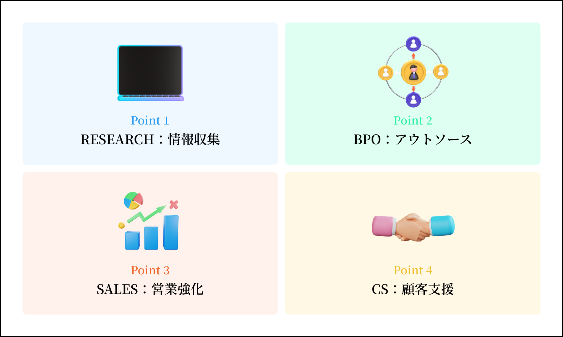 トランステップの4つの強み
